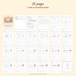 Number Tracing Worksheets 0–20 | Preschool Number Formation PDF with Counting, Ten Frames & Number Words, 26 Pages, Letter + A4 image 5