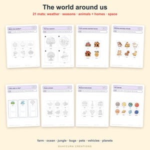 Toddler Busy Book Printable | Montessori Activity Binder PDF, 220 Pages, 108 Activities, English + Spanish, Letter + A4 image 6