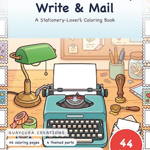 Brieffreundschaftsclub: Malen, Schreiben & Versenden – Malbuch mit Bastelideen für Brieffreunde (PDF zum Ausdrucken) für Kinder von 8–14 Jahren, 44 Seiten, Sofort-Download Bild 1