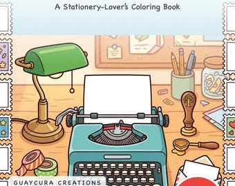 Pen Pal Club: Color, Write & Mail Coloring Book — Snail Mail Crafts Printable PDF for Ages 8-14, 44 Pages, Instant Download