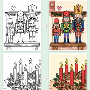 Kids Activity Book Printable | Christmas Around the World, 44 Pages of Global Holiday Traditions, Printable PDF Instant Download image 3