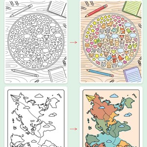 Brieffreundschaftsclub: Malen, Schreiben & Versenden – Malbuch mit Bastelideen für Brieffreunde (PDF zum Ausdrucken) für Kinder von 8–14 Jahren, 44 Seiten, Sofort-Download Bild 3