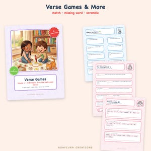 Sunday School Activities | Mega Bible Activity Bundle for Kids, 560+ Pages of Games, Printable PDF Instant Download image 7