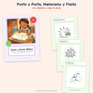Bible Games For Kids | Mega Paquete Bíblico para Niños 560+ Páginas Imprimible, 10 Books in Spanish, Printable PDF Instant Download image 8