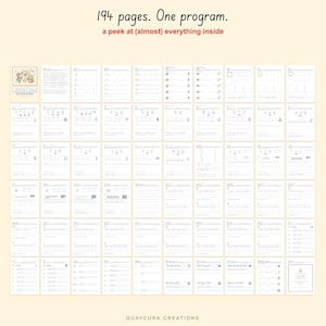 Handwriting Practice Worksheets | Preschool Tracing Pack PDF, 194 Pages: Letters, Numbers, Shapes, Sight Words, Letter + A4 + Ink Saver image 8
