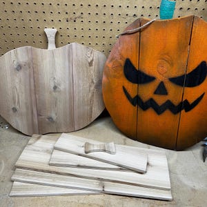 DIY Halloween Pumpkin Rustic Decor Kit