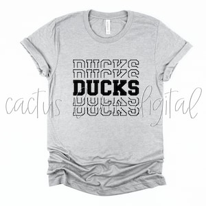 Maskotka kaczek PNG, projekt sublimacji drużyny sportowej (pobieranie cyfrowe)