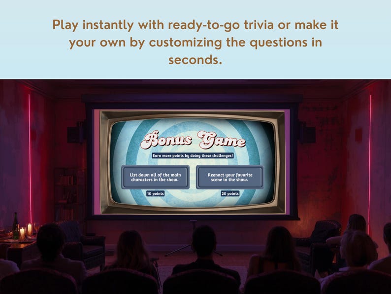 Trivia Topic Screen The Summer I Turned Pretty Trivia Game Editable Canva Template Party ...