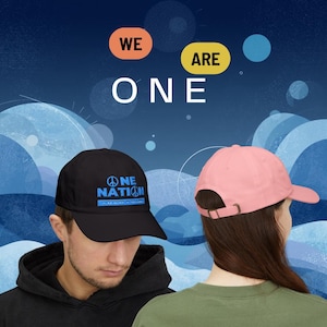 Embroidered Cotton Dad Hat: Swedish Pride, Unity Design