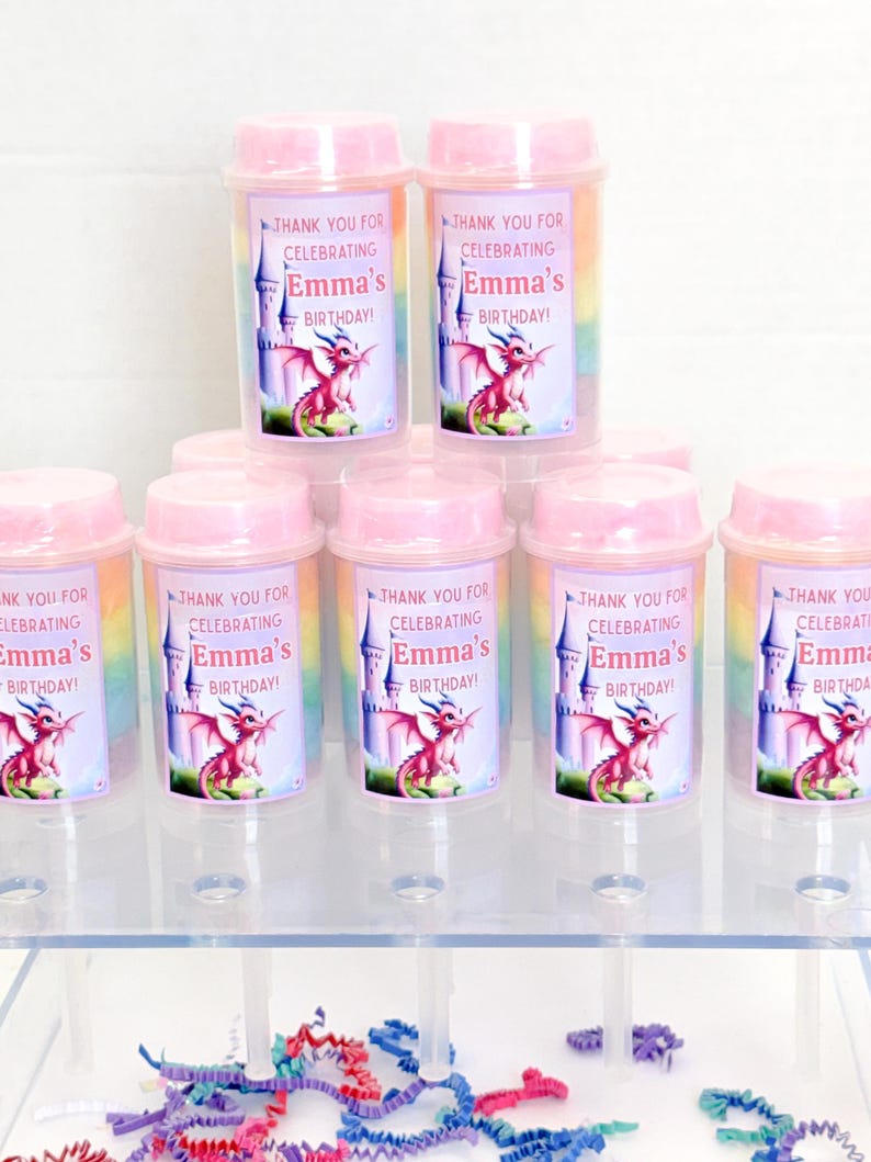 Party Favor Rainbow Cotton Candy Push Pops – 6 Flavors image 8