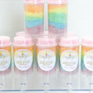 Party Favor Rainbow Cotton Candy Push Pops – 6 Flavors image 9