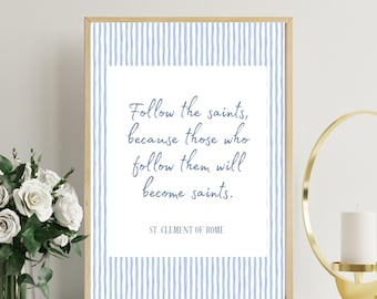 St. Maximilian Kolbe Quote Print – Christian Wall Art – Catholic Home & Nursery Decor