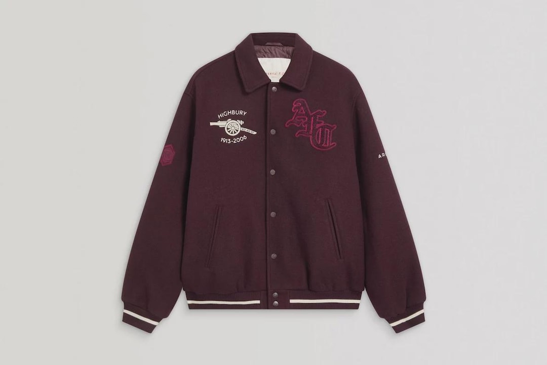 Arsenal Classics Records Varsity Jacket - Etsy