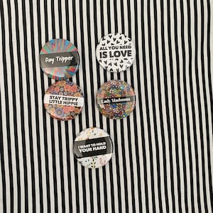 The Beatles pin set