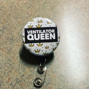 Ventilator Queen Badge Holder