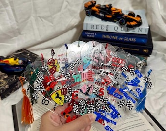 f1 inspired acrylic bookmarks *2026*