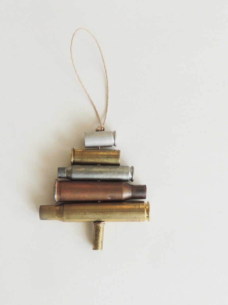 Rustic Bullet Casing OrnamentValentine Recycled Gun Casing Etsy