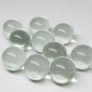 green tinted glass marbles 12mm solid balls 10 pieces no hole miniature supplies for craft green glass marbles image 6