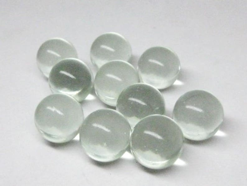 green tinted glass marbles 12mm solid balls 10 pieces no hole miniature supplies for craft green glass marbles image 6