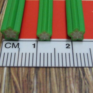 Polymer clay canes fruit 1pc starfruit uncut for miniature foods decoden and nail art supplies carambola image 4