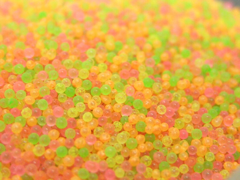 caviar nail art kawaii sprinkles tropical citrus mix microbeads micro marbles glass no hole beads dollhouse miniature candy fake sweets image 6