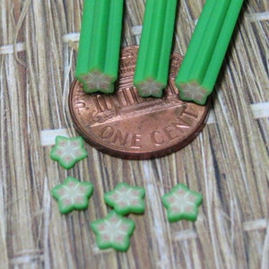 Polymer clay canes fruit 1pc starfruit uncut for miniature foods decoden and nail art supplies carambola image 3