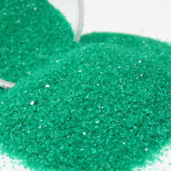 green kawaii fake sugar sprinkles granular decoden topping for miniature sweet treats