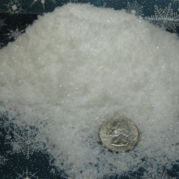 fake snow / sparkle snow 14 grams by weight / 325 ml by volume craft decoration