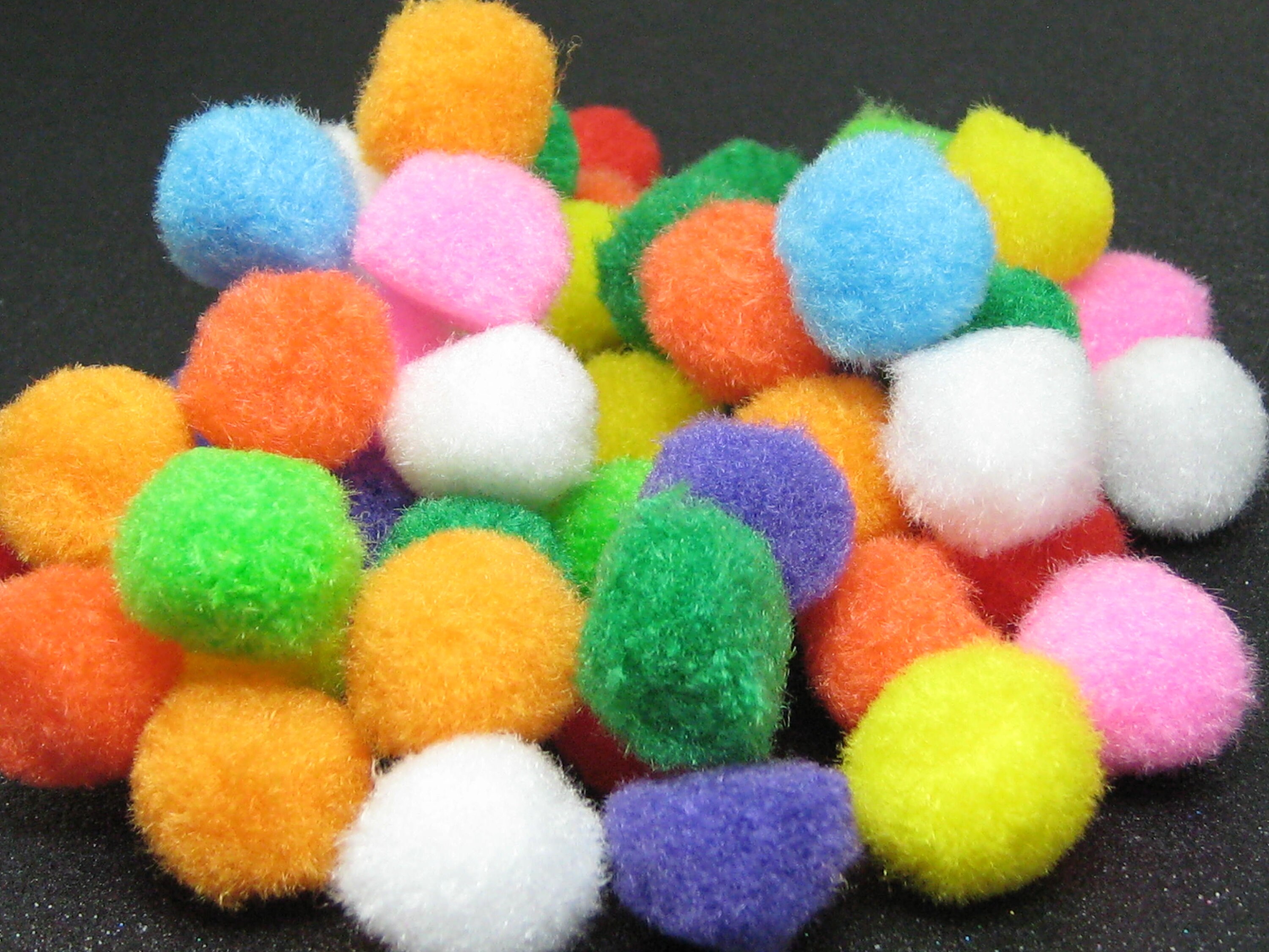 Rainbow Poms Poms – Bambary