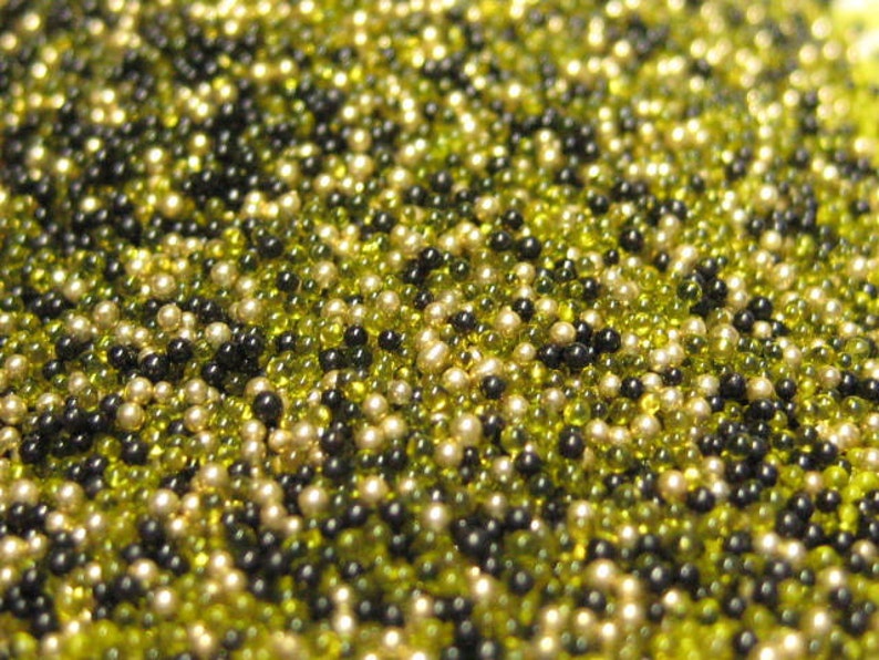 Caviar nail art micro marbles fairy forest mix half ounce / 14 grams glass microbead miniature no hole bead nail art kawaii sprinkles caviar image 4