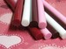 chocolate vanilla strawberry cherry red drizzle opaque hot glue stick 10pc kawaii deco sticks 4 color sampler white brown pink red 
