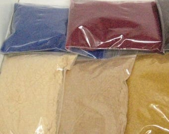 flocking powder half ounce weight 23 colors available pink blue gray black yellow purple white orange red green brown tan beige