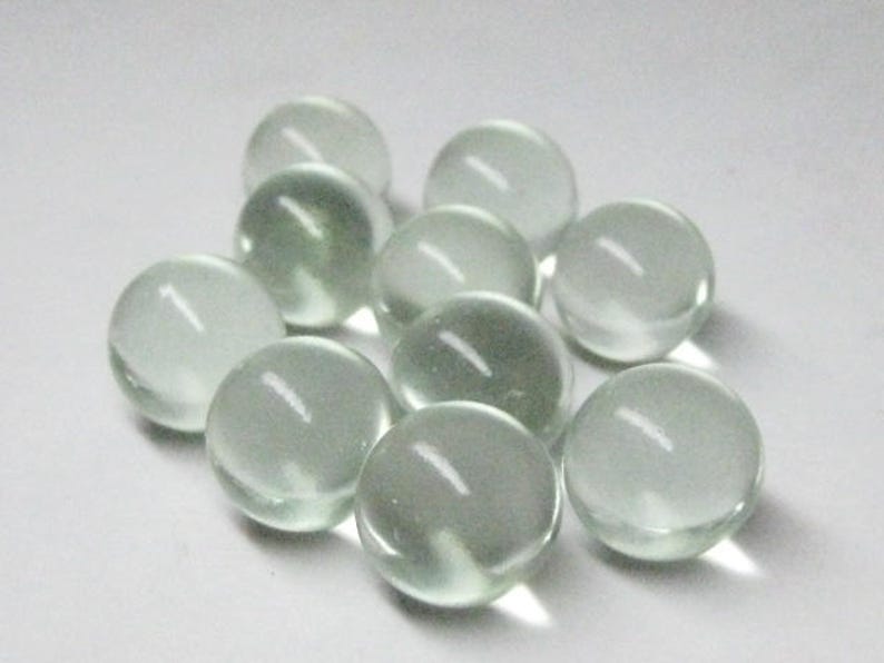green tinted glass marbles 12mm solid balls 10 pieces no hole miniature supplies for craft green glass marbles image 7