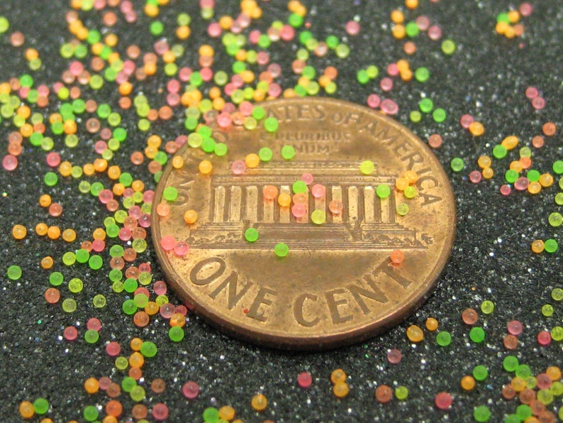 caviar nail art kawaii sprinkles tropical citrus mix microbeads micro marbles glass no hole beads dollhouse miniature candy fake sweets image 4