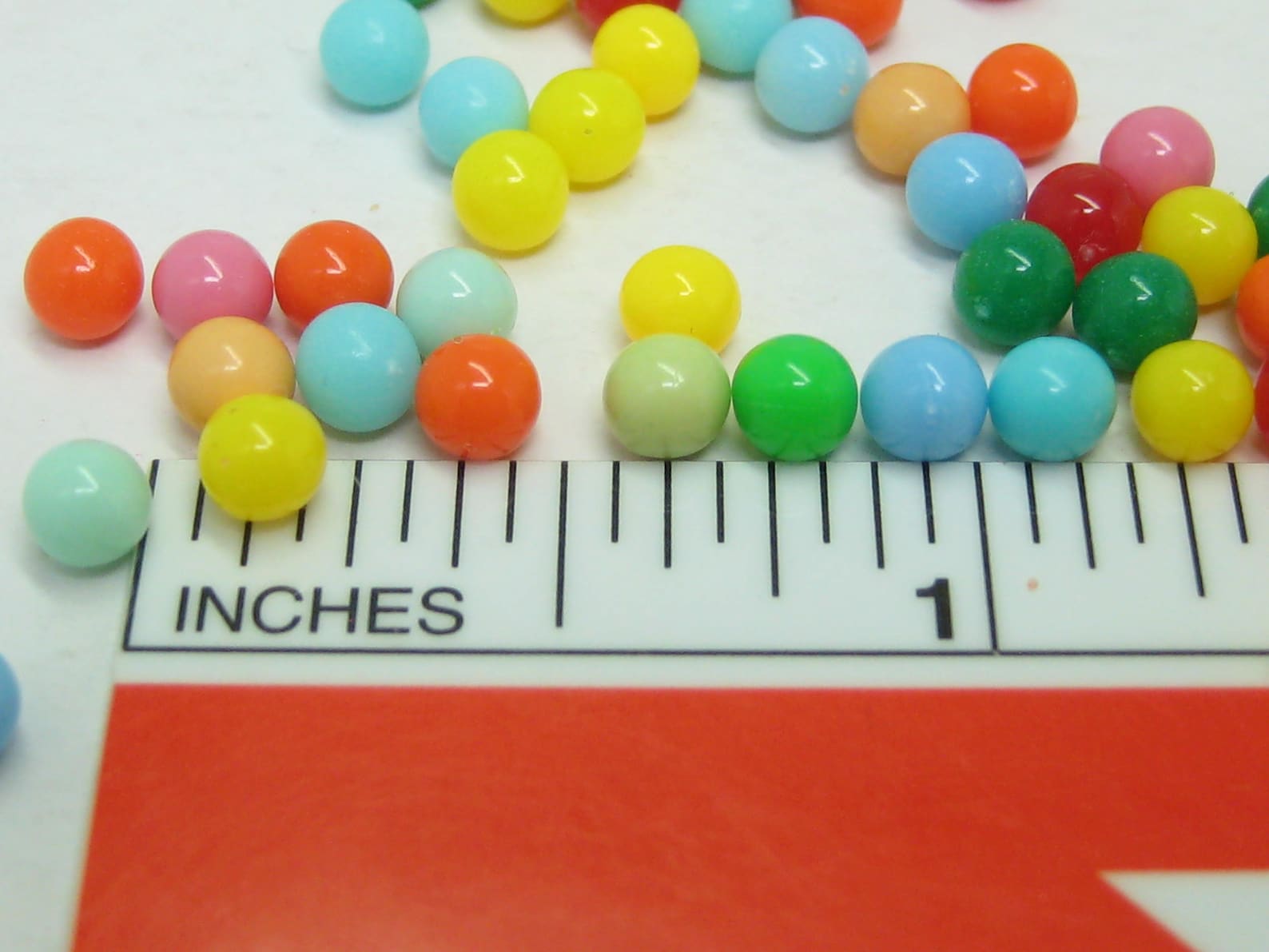 Rainbow Fake Gumballs 4mm Acrylic Candy Balls Faux Sprinkles Etsy