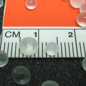 mixed micro marbles frosty glass balls 4mm 5mm miniature undrilled beads tablespoon by volume image 4