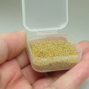 microbeads gold metallic glass caviar balls micro bead sprinkles undrilled marbles miniature dragees nonpariels image 5