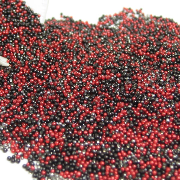 micro marbles, vampires kiss glass microbeads, miniature kawaii sprinkles, no hole beads resin filler, caviar nail art, decoden pieces