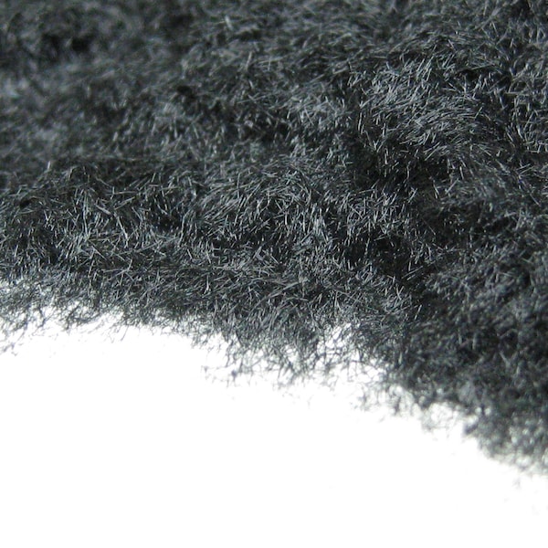 Black flocking powder, velvet nail art, scrapbooking and card making embellishment, miniature animal fur, DIY fuzzy rayon fibers, doll hair