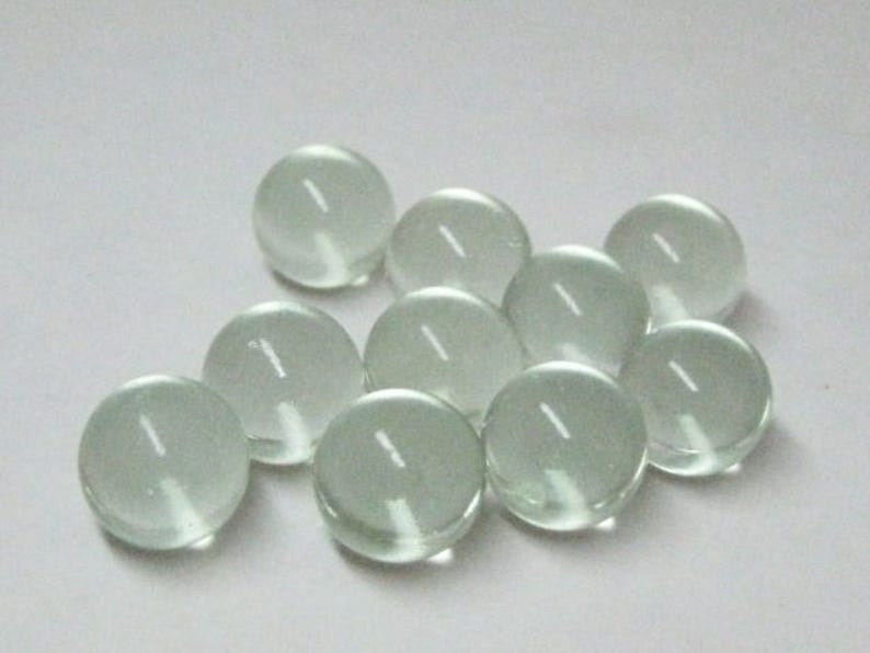 green tinted glass marbles 12mm solid balls 10 pieces no hole miniature supplies for craft green glass marbles image 9