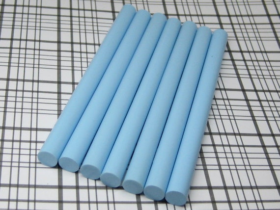 Colored Hot Glue Sticks Light Blue Opaque for Mini Glue Guns Kawaii Decoden  Dual Temperature High Low Hotglue Deco Sauce 