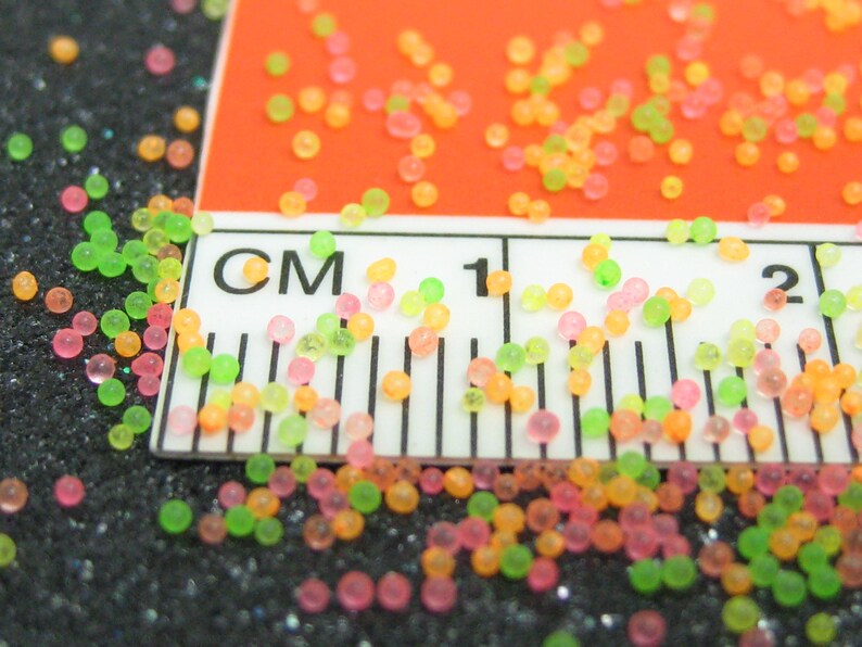 caviar nail art kawaii sprinkles tropical citrus mix microbeads micro marbles glass no hole beads dollhouse miniature candy fake sweets image 5