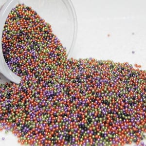 microbeads monster mashup micro marbles halloween mix 7 or 14 grams glass non pareils nail caviar beads miniature kawaii sprinkles Supplies