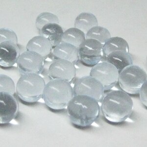 clear marbles glass 8mm balls 25 pieces undrilled no hole miniature supplies image 7