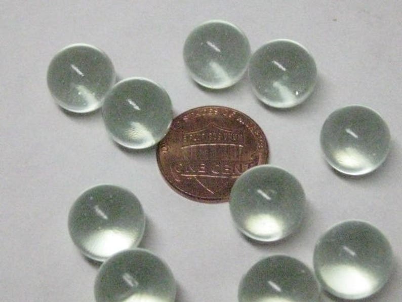green tinted glass marbles 12mm solid balls 10 pieces no hole miniature supplies for craft green glass marbles image 5