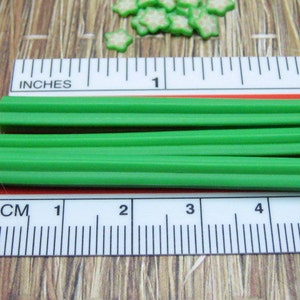 Polymer clay canes fruit 1pc starfruit uncut for miniature foods decoden and nail art supplies carambola image 2