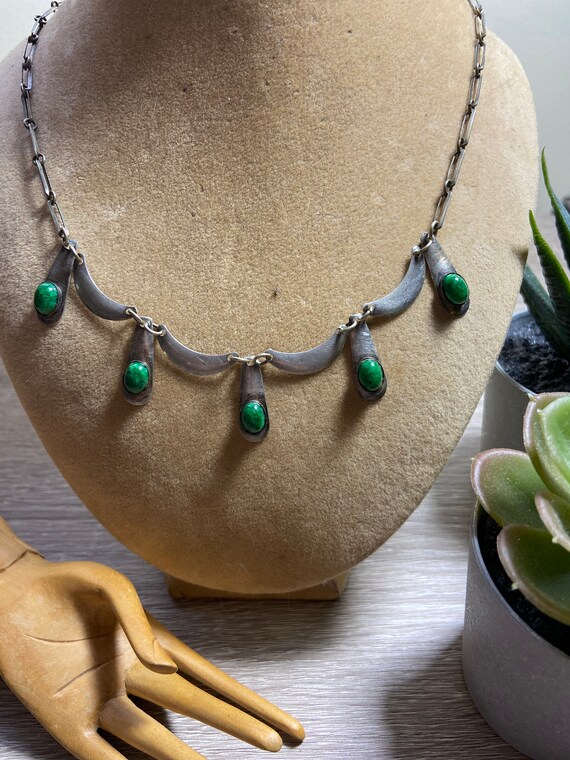 Israel Sterling Bib Necklace