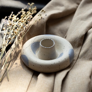 Spring blues candleholder