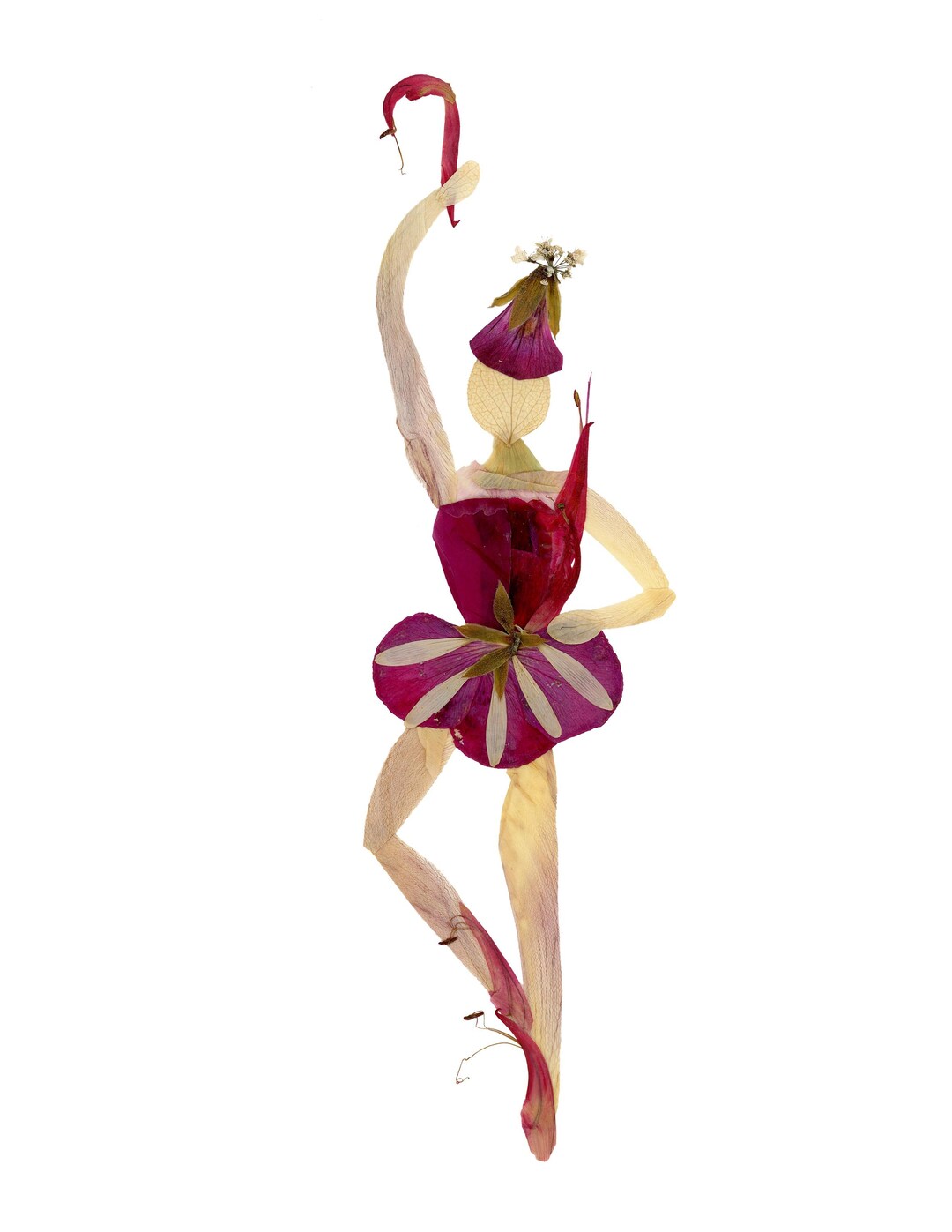 Nutcracker Stripe Flat Notecards