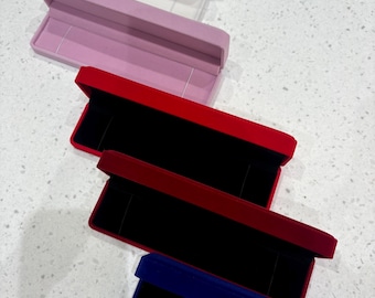 Luxury Velvet Jewelry Box for Bracelets, Necklaces | Elegant Gift Packaging Storage